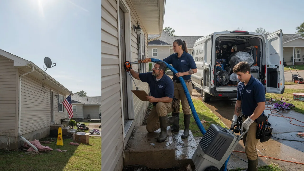 Ceiling Water Damage Restoration in Roff, OK near me